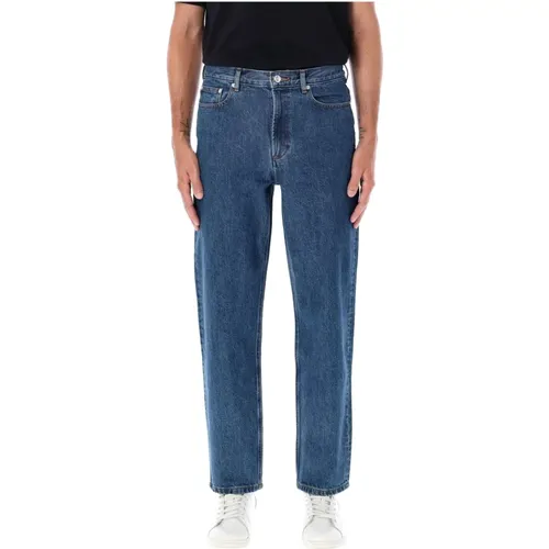 High-Waisted Straight Leg Denim Jeans - A.P.C. - Modalova