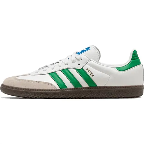 Sneakers, male, , Size: 11 2/3 US Samba OG Green Sneakers - Adidas - Modalova