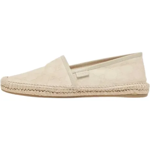 Pre-owned Canvas espadrilles , female, Sizes: 5 1/2 UK - Gucci Vintage - Modalova