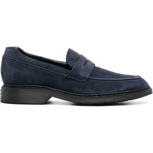 Loafers, male, , Size: 8 US Mens Shoes Moccasins Ss23 - Hogan - Modalova