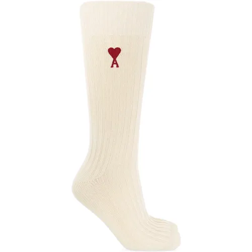 Socks, male, , Size: S Socks 3-pack - Ami Paris - Modalova