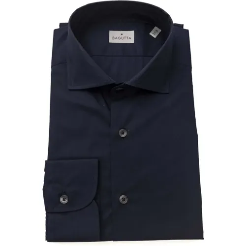 Slim Fit French Collar Shirt , Herren, Größe: 4XL - Bagutta - Modalova