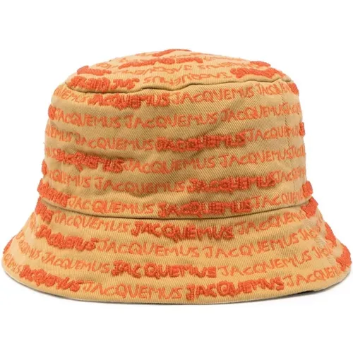 Embroidered Logo Bucket Hat , male, Sizes: 56 CM - Jacquemus - Modalova