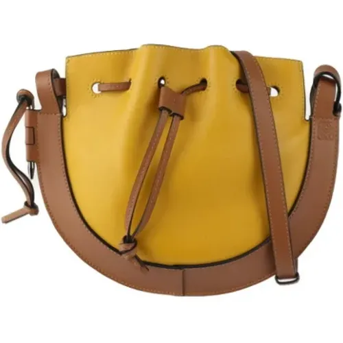 Pre-owned Cross Body Bags, female, , Size: ONE SIZE Pre-owned Leather shoulder-bags - Loewe Pre-owned - Modalova