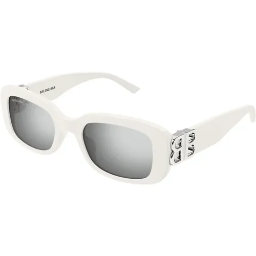 Rectangular Sunglasses , unisex, Sizes: 53 MM - Balenciaga - Modalova