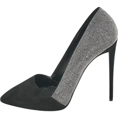 Pre-owned Pumps, female, , Size: 10 US Pre-owned Suede heels - Giuseppe Zanotti Pre-owned - Modalova