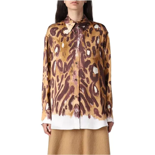 Elegant Women`s Shirt - Timeless Design, High-Quality Materials , female, Sizes: XS - Marni - Modalova