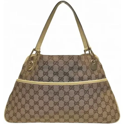 Pre-owned Tote Bags, female, , Size: ONE SIZE Pre-owned Canvas gucci-bags - Gucci Vintage - Modalova