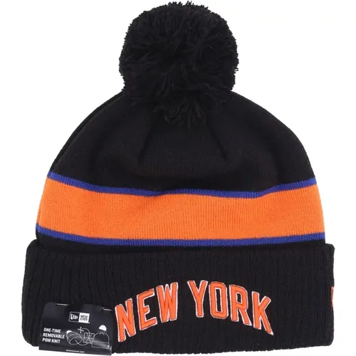 Beanies, male, , Size: ONE SIZE NBA City Night Pom Pom Beanie - new era - Modalova