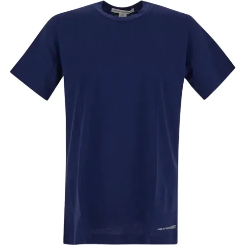 Cotton Logo T-Shirt , male, Sizes: M, S, XL, L - Comme des Garçons - Modalova