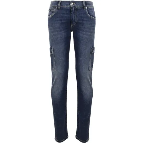 Slim-fit Jeans , Herren, Größe: L - Dolce & Gabbana - Modalova