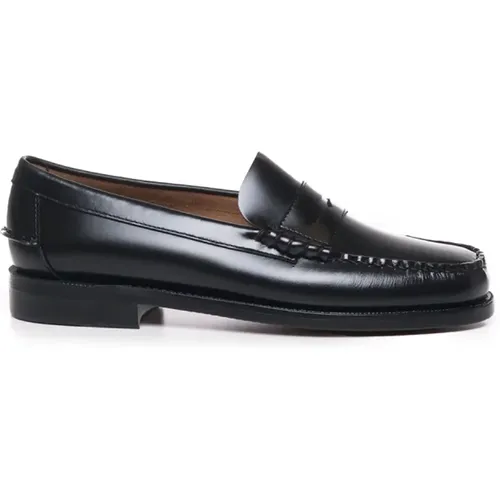 Loafers, male, , Size: 8 US Leather Slip-On Shoes - Sebago - Modalova