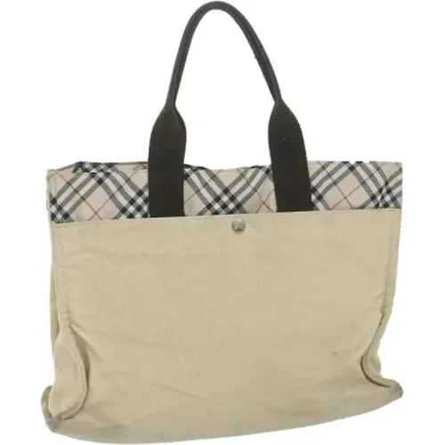 Pre-owned Tote Bags, female, , Size: ONE SIZE Pre-owned Canvas totes - Burberry Vintage - Modalova