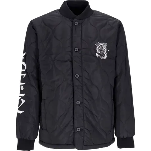 Bomber Jackets, male, , Size: L Quilted Bomber Jacket - Ripndip - Modalova