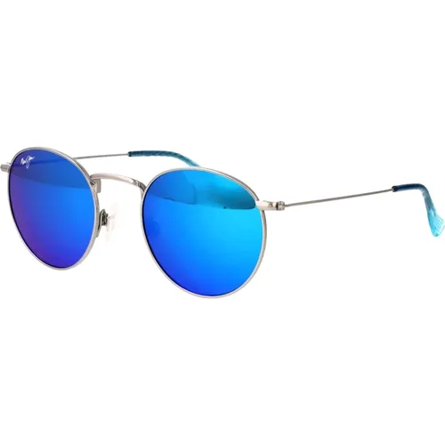 Sunglasses, male, , Size: 50 MM Stylish Sunglasses for Ultimate Protection - Maui Jim - Modalova