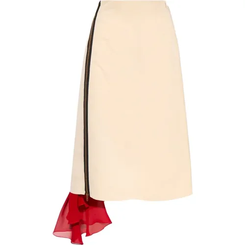 Midi skirt , female, Sizes: 2XS - Gucci - Modalova