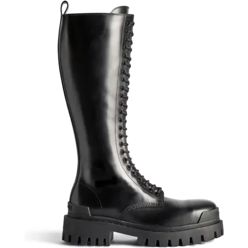 Matte Smooth Calfskin Boot , female, Sizes: 5 UK, 6 UK, 7 UK - Balenciaga - Modalova