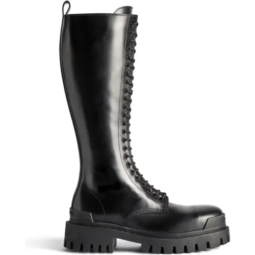 Matte Smooth Calfskin Boot , female, Sizes: 5 UK, 7 UK - Balenciaga - Modalova