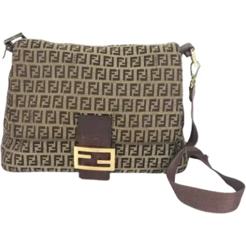 Pre-owned Cross Body Bags, female, , Size: ONE SIZE Pre-owned Canvas fendi-bags - Fendi Vintage - Modalova