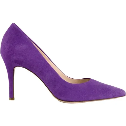 Elegante Violette Wildlederpumps , Damen, Größe: 41 EU - Högl - Modalova