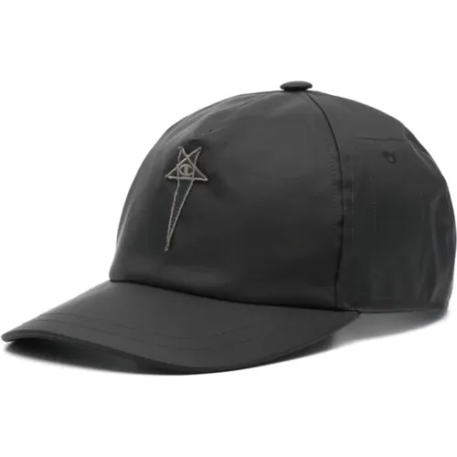 Champions Hats with Appliqué Logo , male, Sizes: ONE SIZE - Rick Owens - Modalova