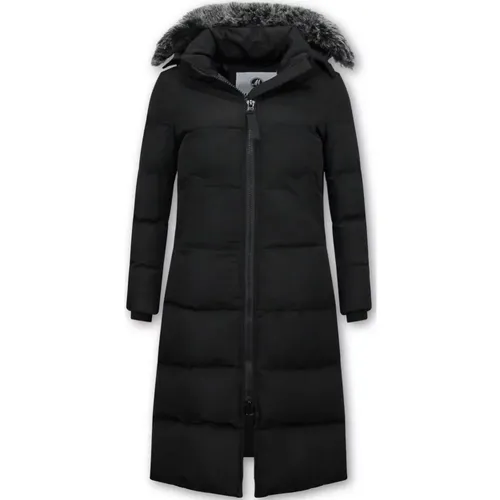 Lange Winterjacke Damen , Damen, Größe: L - Matogla - Modalova