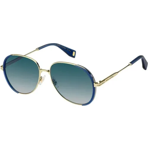 Sunglasses, female, , Size: ONE SIZE Golden Metal Sunglasses - Marc Jacobs - Modalova