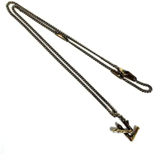 Pre-owned Jewellery, female, , Size: ONE SIZE Pre-owned Metal necklaces - Louis Vuitton Vintage - Modalova