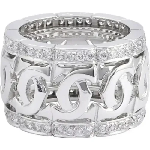 Pre-owned Jewellery, female, , Size: ONE SIZE Pre-owned White Gold rings - Cartier Vintage - Modalova