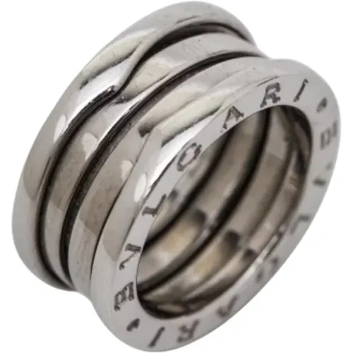 Pre-owned White Gold rings , female, Sizes: ONE SIZE - Bvlgari Vintage - Modalova