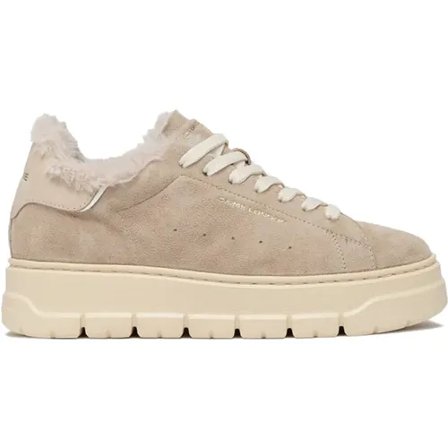 Sneakers with Suede Upper , female, Sizes: 6 UK, 4 UK, 5 UK, 7 UK, 3 UK - Crime London - Modalova