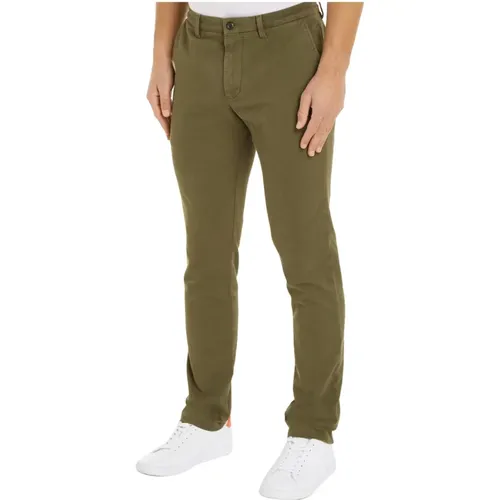 Chinos, male, , Size: W36 Chinos Bleecker Struc Trousers - Tommy Hilfiger - Modalova