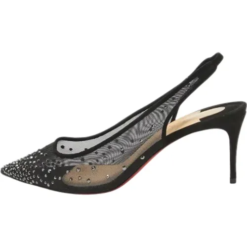 Pre-owned Pumps, female, , Size: 9 1/2 US Pre-owned Mesh heels - Christian Louboutin Pre-owned - Modalova