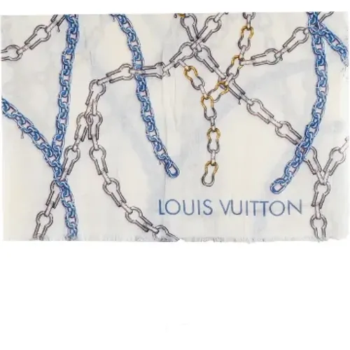 Pre-owned Silk scarves , female, Sizes: ONE SIZE - Louis Vuitton Vintage - Modalova