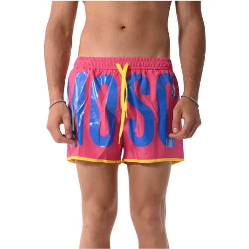 Swim Boxer Shorts , male, Sizes: XL, S, 2XL, L - Moschino - Modalova