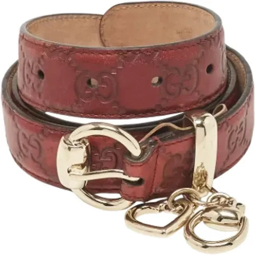 Pre-owned Leather belts , female, Sizes: ONE SIZE - Gucci Vintage - Modalova