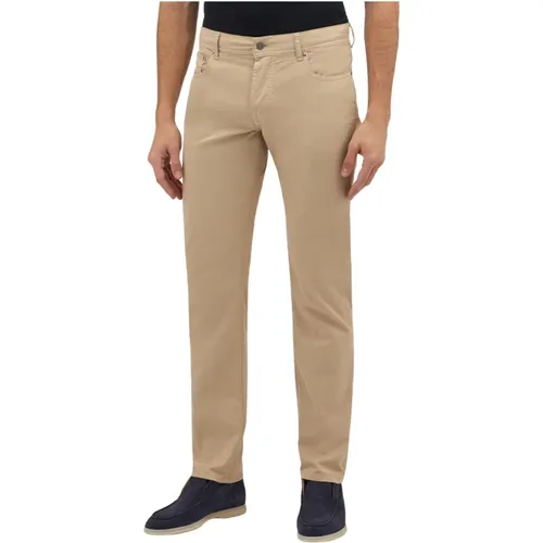 Stretch Baumwolle Fünf-Taschen Hose , Herren, Größe: W38 - Brooks Brothers - Modalova