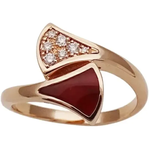 Pre-owned Rose Gold rings , female, Sizes: ONE SIZE - Bvlgari Vintage - Modalova