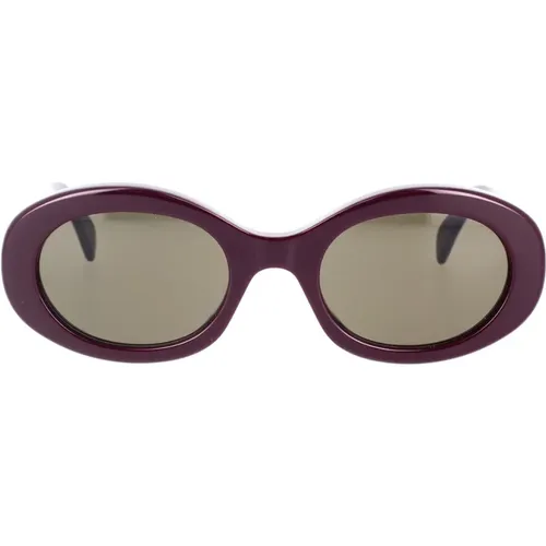 Cl40194U 81E Oval Sunglasses , female, Sizes: 52 MM - Celine - Modalova