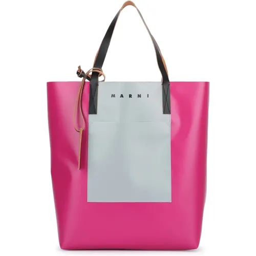 Tote Bags, male, , Size: ONE SIZE Tribeca Tote Bag - Marni - Modalova