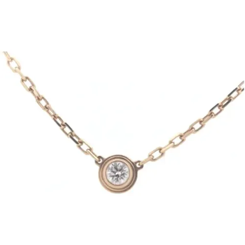 Pre-owned Jewellery, female, , Size: ONE SIZE Pre-owned Metal necklaces - Cartier Vintage - Modalova