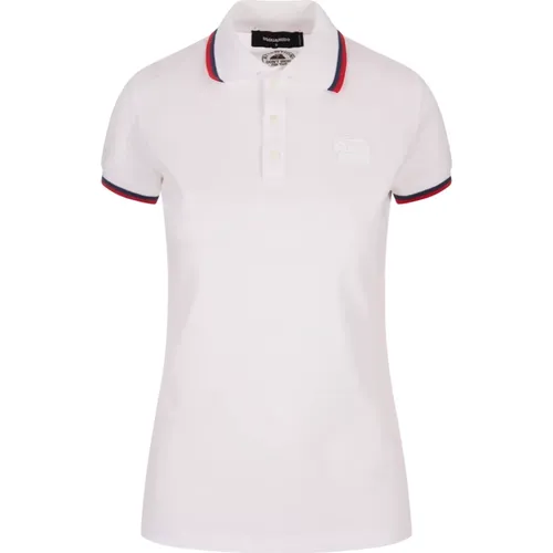 Polo Shirt with Logo Embroidery , female, Sizes: XS, M, S - Dsquared2 - Modalova