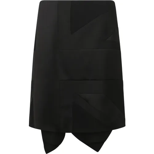 Short Draped Skirt , female, Sizes: 2XS, XS - Burberry - Modalova