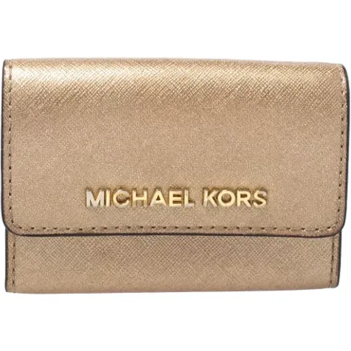 Pre-owned Wallets, female, , Size: ONE SIZE Pre-owned Leather wallets - Michael Kors Pre-owned - Modalova