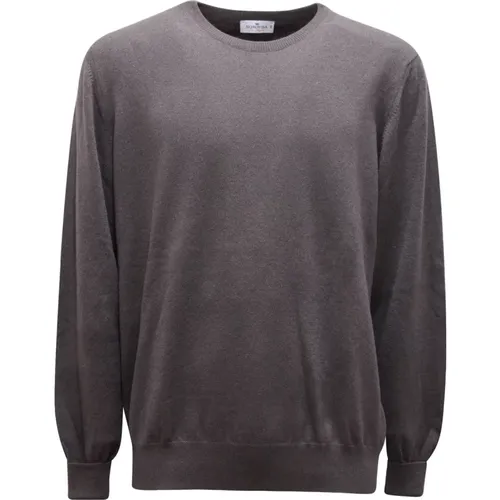 Cashmere Knitwear, male, , Size: 3XL Cashmere Sweater Made in Italy - Sonrisa - Modalova