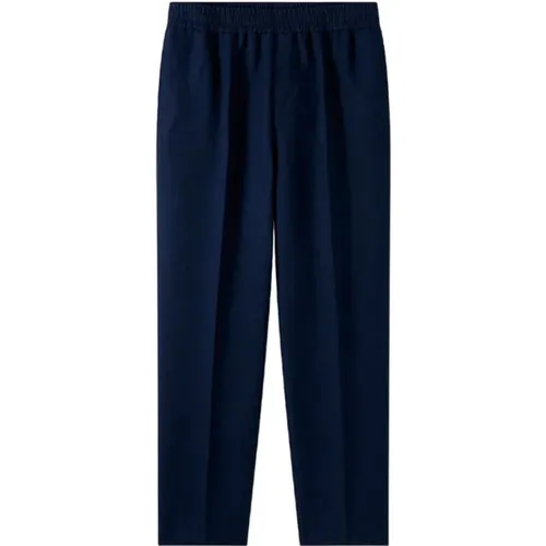 Linen and Cotton Drawstring Pants , male, Sizes: L - A.p.c. - Modalova