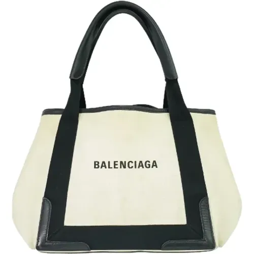 Pre-owned Tote Bags, female, , Size: ONE SIZE Pre-owned Canvas balenciaga-bags - Balenciaga Vintage - Modalova