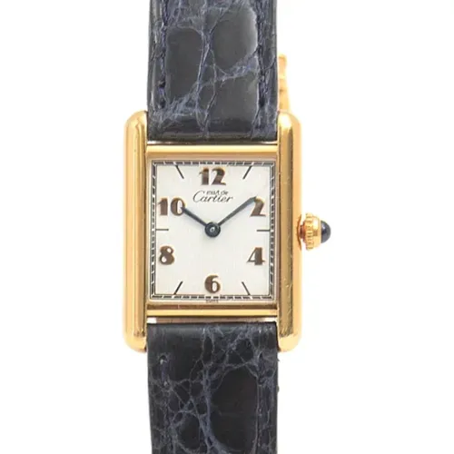 Pre-owned Metal watches , female, Sizes: ONE SIZE - Cartier Vintage - Modalova