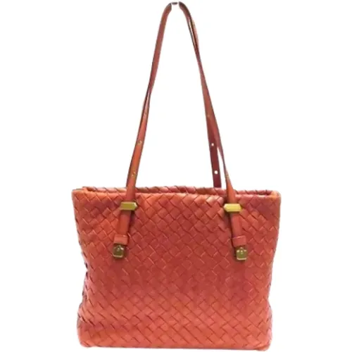 Pre-owned Tote Bags, female, , Size: ONE SIZE Pre-owned Leather handbags - Bottega Veneta Vintage - Modalova