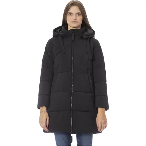 Long Puffer Jacket with Zip Closure , female, Sizes: XL, M, S, L, 2XL, 3XL - Baldinini - Modalova